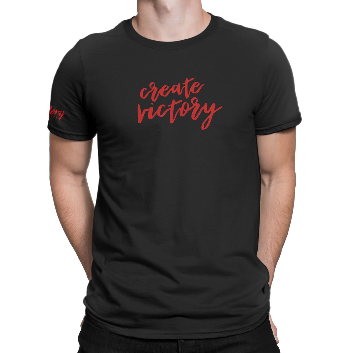 Create Victory — Men's T-Shirt (Black)