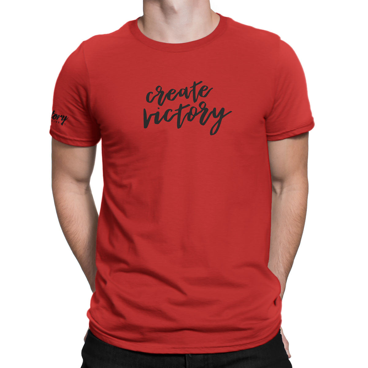 Create Victory — Men's T-Shirt (Red)