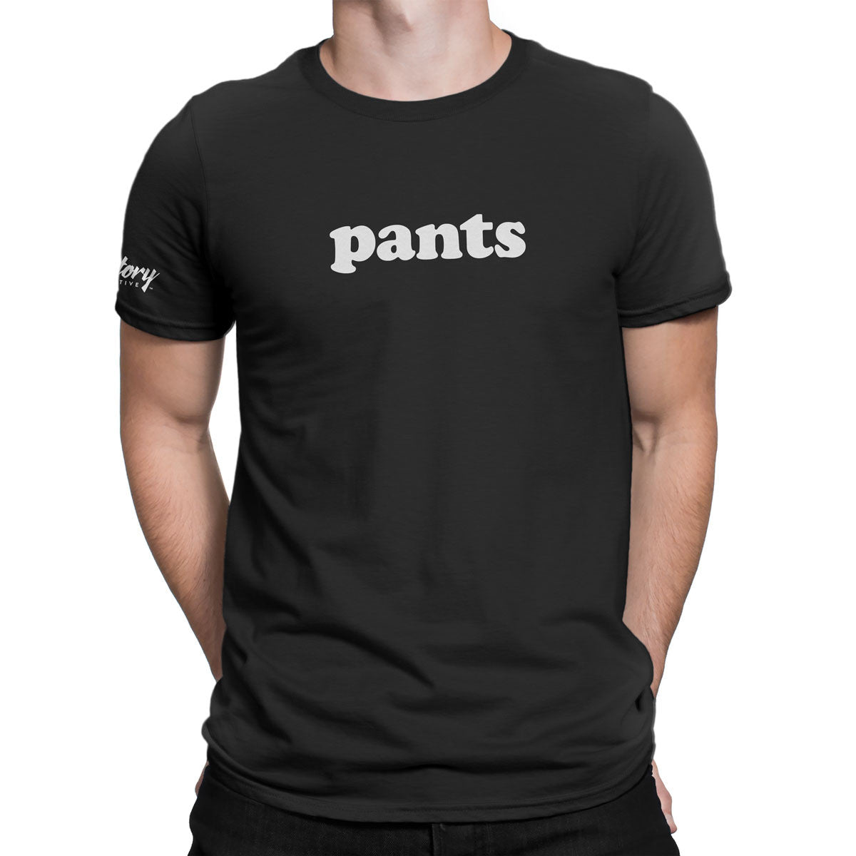 Pants — Men's T-Shirt (Black)