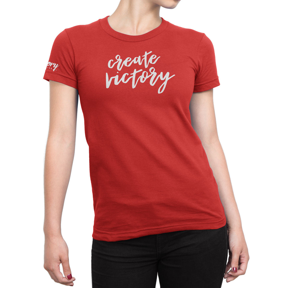 Create Victory — Women's T-Shirt (Red)