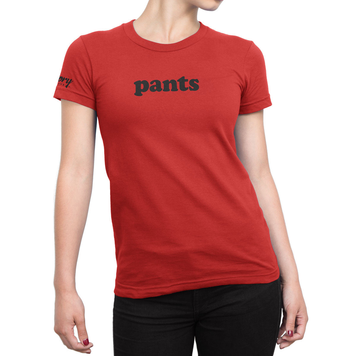 Pants — Women's T-Shirt (Red)